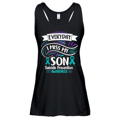 Everyday I Miss My Son Suicide Prevention Ladies Essential Flowy Tank