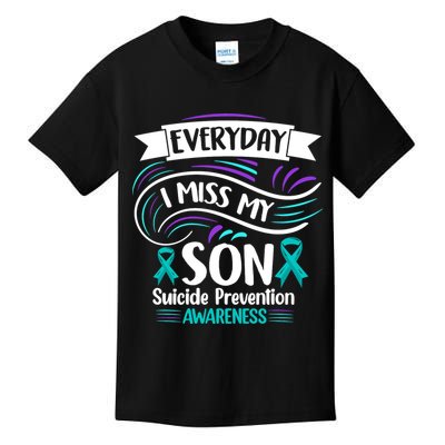 Everyday I Miss My Son Suicide Prevention Kids T-Shirt