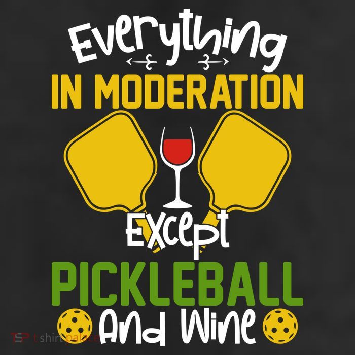 Everything In Moderation Except Pickleball And Wine Beanie