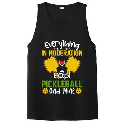 Everything In Moderation Except Pickleball And Wine PosiCharge Competitor Tank