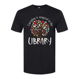 Everyday Is Magical In the Library Book Lover Top Librarian Softstyle CVC T-Shirt