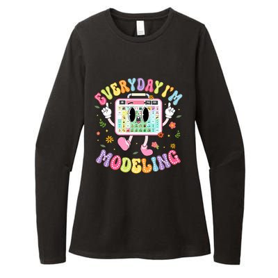 Everyday IM Modeling Groovy Speech Language Pathologist Womens CVC Long Sleeve Shirt