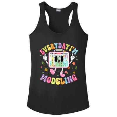 Everyday IM Modeling Groovy Speech Language Pathologist Ladies PosiCharge Competitor Racerback Tank