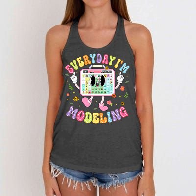 Everyday IM Modeling Groovy Speech Language Pathologist Women's Knotted Racerback Tank