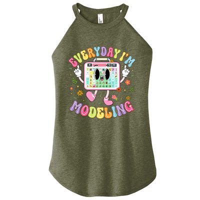 Everyday IM Modeling Groovy Speech Language Pathologist Women's Perfect Tri Rocker Tank