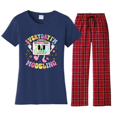 Everyday IM Modeling Groovy Speech Language Pathologist Women's Flannel Pajama Set