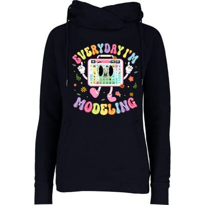 Everyday IM Modeling Groovy Speech Language Pathologist Womens Funnel Neck Pullover Hood