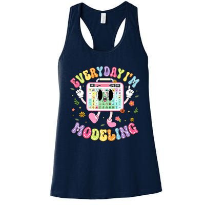 Everyday IM Modeling Groovy Speech Language Pathologist Women's Racerback Tank