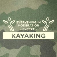 Everything In Moderation Except Kayaking Kayak Cool Gift Legacy Tie Dye Trucker Hat