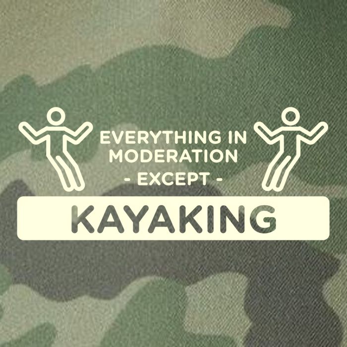 Everything In Moderation Except Kayaking Kayak Cool Gift Legacy Tie Dye Trucker Hat
