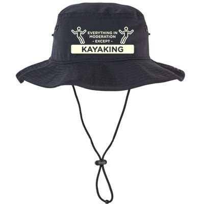 Everything In Moderation Except Kayaking Kayak Cool Gift Bucket Hat