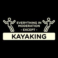 Everything In Moderation Except Kayaking Kayak Cool Gift 16 in Basic Backpack