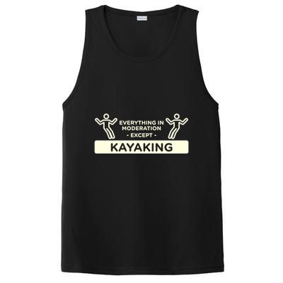 Everything In Moderation Except Kayaking Kayak Cool Gift PosiCharge Competitor Tank