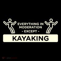 Everything In Moderation Except Kayaking Kayak Cool Gift Toddler Hoodie