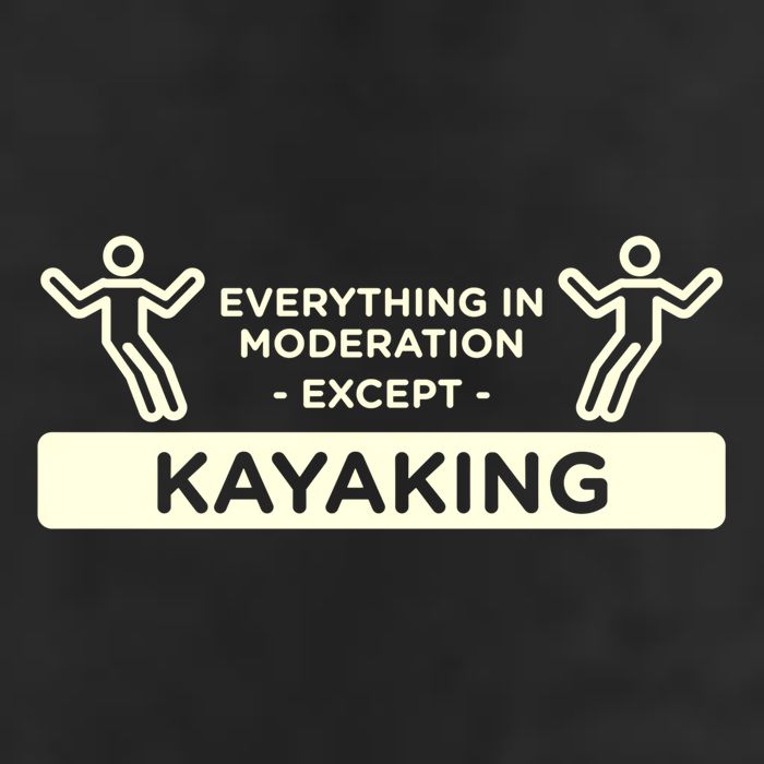 Everything In Moderation Except Kayaking Kayak Cool Gift Microfiber Hand Towel