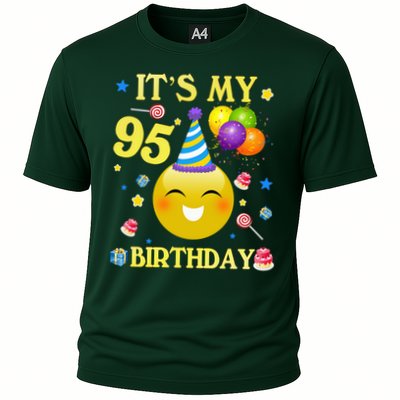 Emoji It'S My 95th Birthday 95 Years Old 95th Performance Shirt