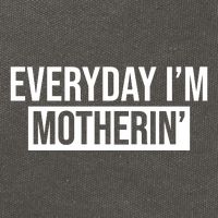 Everyday Im Motherin Cotton Canvas Backpack