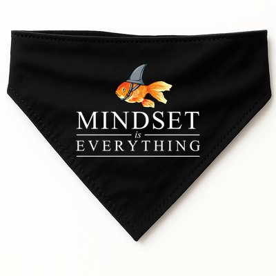 Everything Is Mindset Shark Fin Goldfish Vintage USA-Made Doggie Bandana