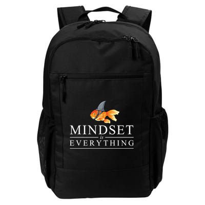 Everything Is Mindset Shark Fin Goldfish Vintage Backpack