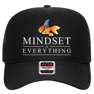 Everything Is Mindset Shark Fin Goldfish Vintage Trucker Hat