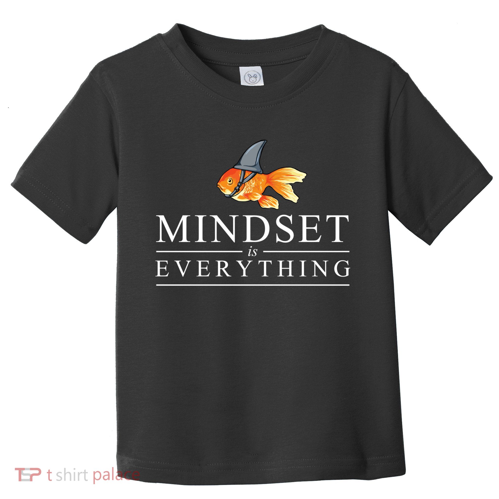 Everything Is Mindset Shark Fin Goldfish Vintage Toddler T-Shirt
