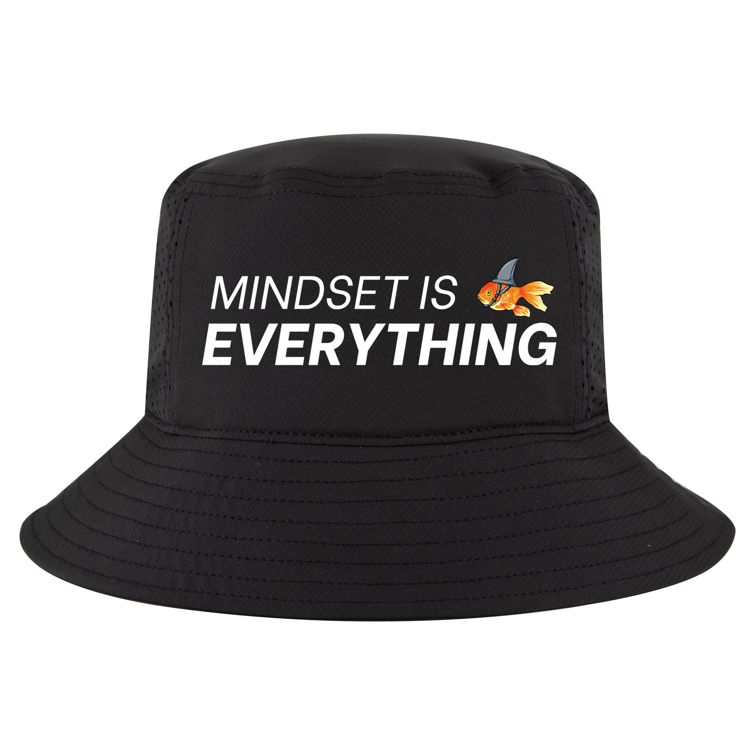Everything Is Mindset Shark Fin Goldfish Vintage Cool Comfort Performance Bucket Hat
