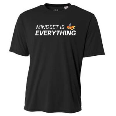 Everything Is Mindset Shark Fin Goldfish Vintage Cooling Performance Crew T-Shirt