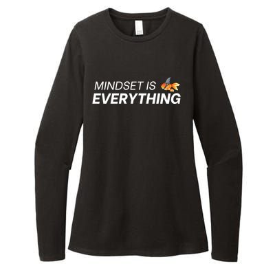 Everything Is Mindset Shark Fin Goldfish Vintage Womens CVC Long Sleeve Shirt