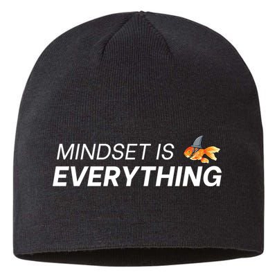 Everything Is Mindset Shark Fin Goldfish Vintage Sustainable Beanie