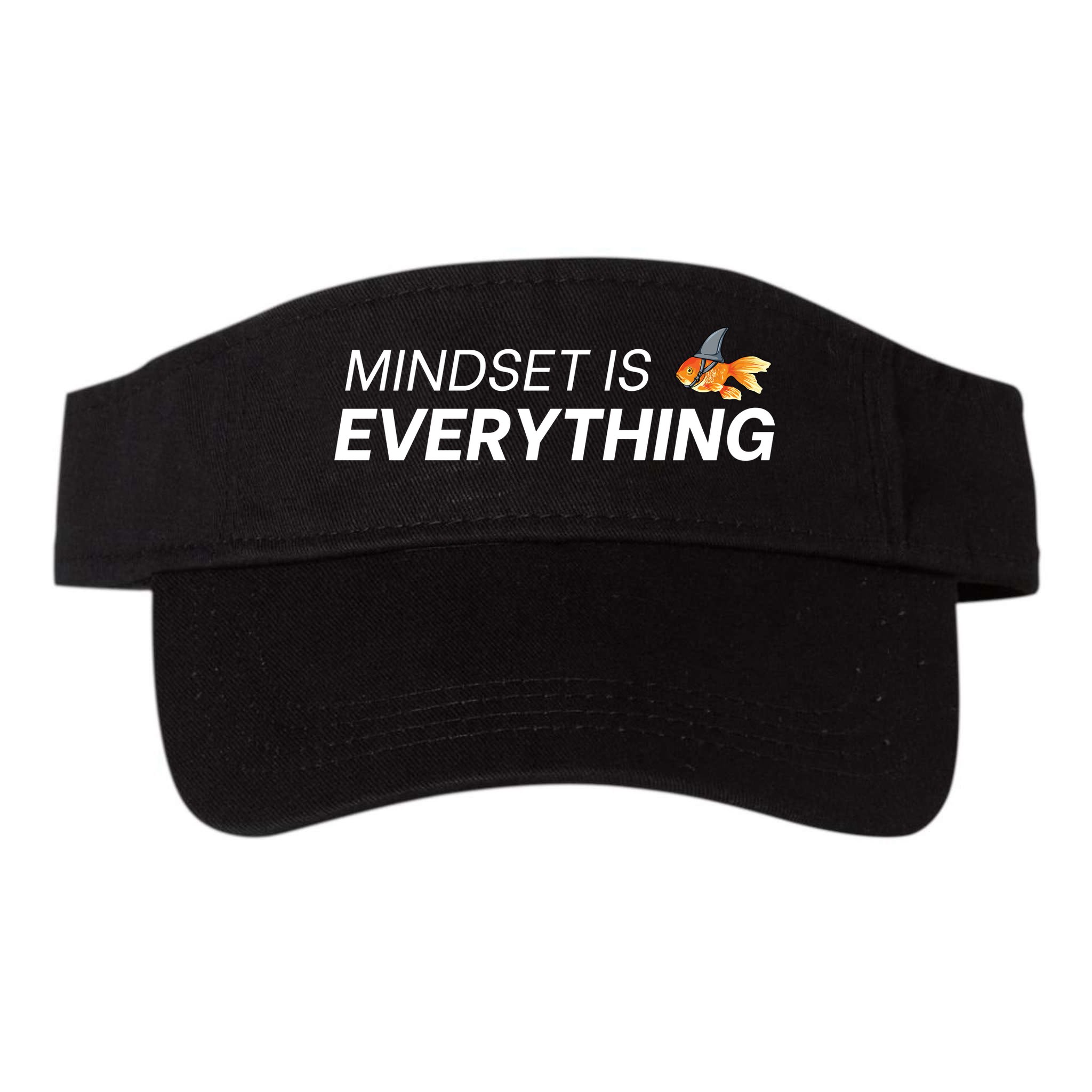 Everything Is Mindset Shark Fin Goldfish Vintage Visor