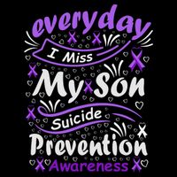 Everyday I Miss My Son Suicide Prevention Awarenesss City Backpack