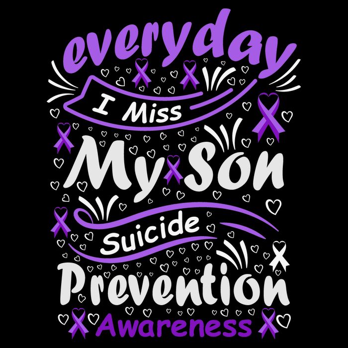 Everyday I Miss My Son Suicide Prevention Awarenesss Bucket Hat
