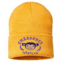 Emergency Intercom Monkey Sustainable Knit Beanie