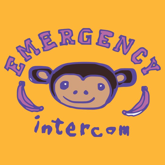 Emergency Intercom Monkey Pom Pom 12in Knit Beanie