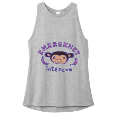 Emergency Intercom Monkey Ladies PosiCharge Tri-Blend Wicking Tank