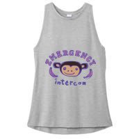 Emergency Intercom Monkey Ladies PosiCharge Tri-Blend Wicking Tank