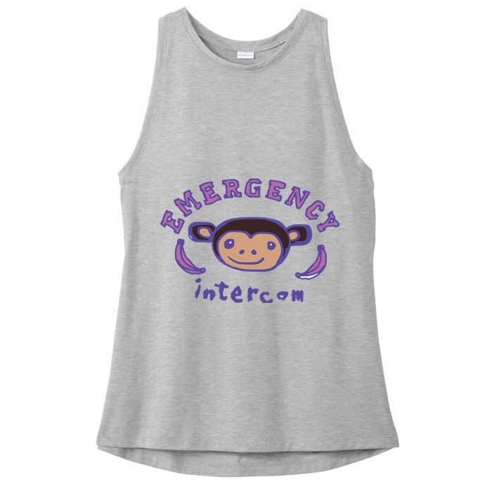 Emergency Intercom Monkey Ladies PosiCharge Tri-Blend Wicking Tank