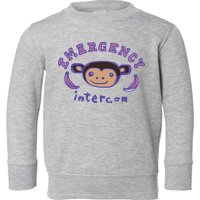 Emergency Intercom Monkey Toddler Sweatshirt