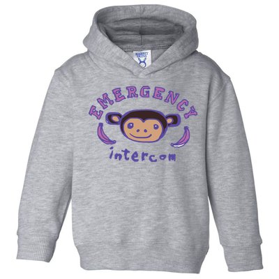 Emergency Intercom Monkey Toddler Hoodie