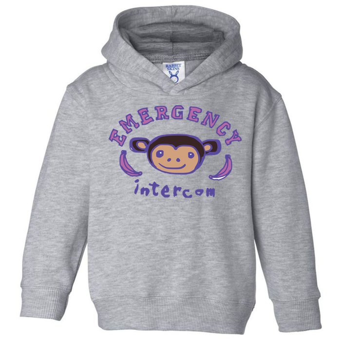 Emergency Intercom Monkey Toddler Hoodie