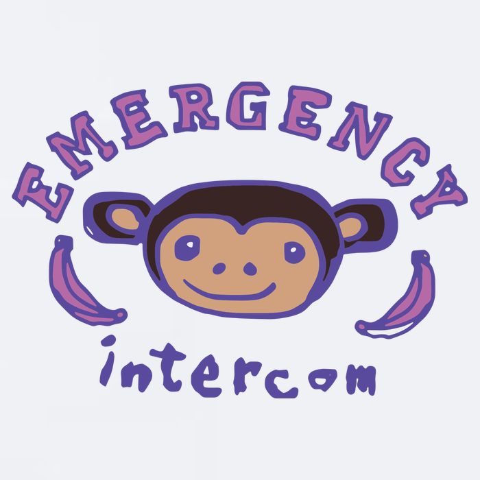 Emergency Intercom Monkey Sueded Cloud Jersey T-Shirt