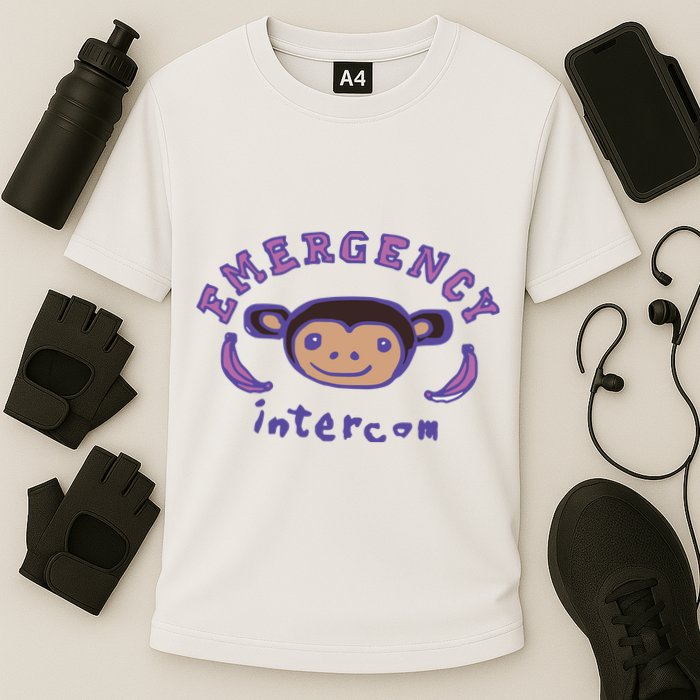 Emergency Intercom Monkey Performance Shirt