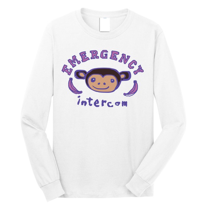 Emergency Intercom Monkey Long Sleeve Shirt