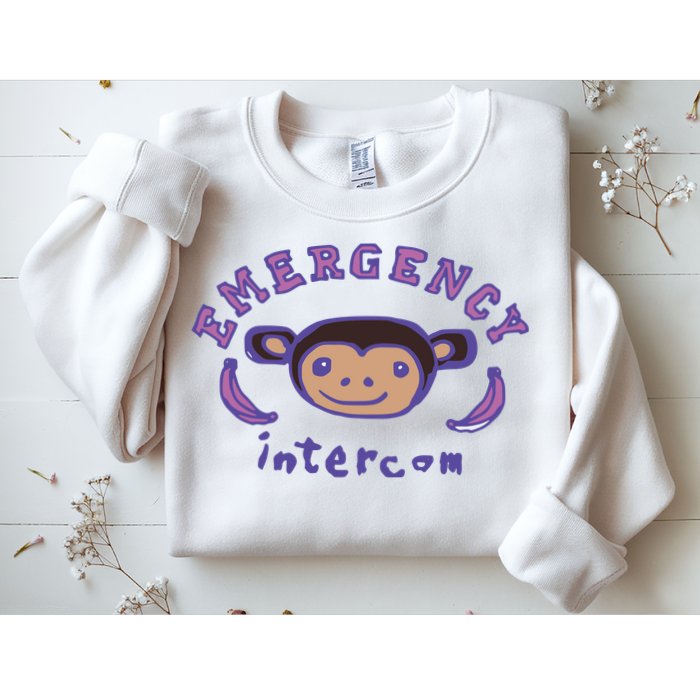 Emergency Intercom Monkey Sweatshirt