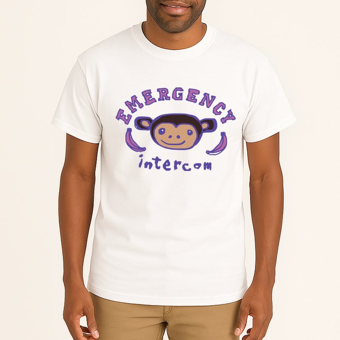Emergency Intercom Monkey Tall T-Shirt