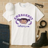 Emergency Intercom Monkey Tall T-Shirt