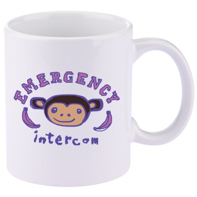 Emergency Intercom Monkey 11oz C Handle Ceramic Mug