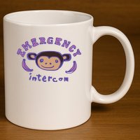Emergency Intercom Monkey 11oz C Handle Ceramic Mug