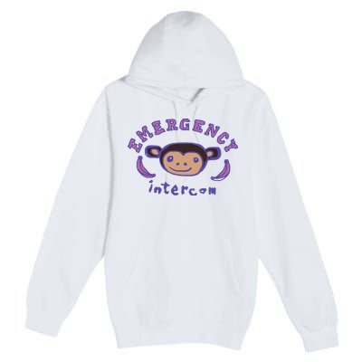Emergency Intercom Monkey Premium Pullover Hoodie