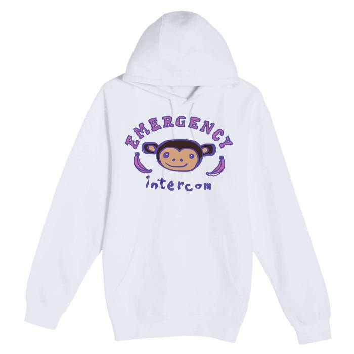 Emergency Intercom Monkey Premium Pullover Hoodie
